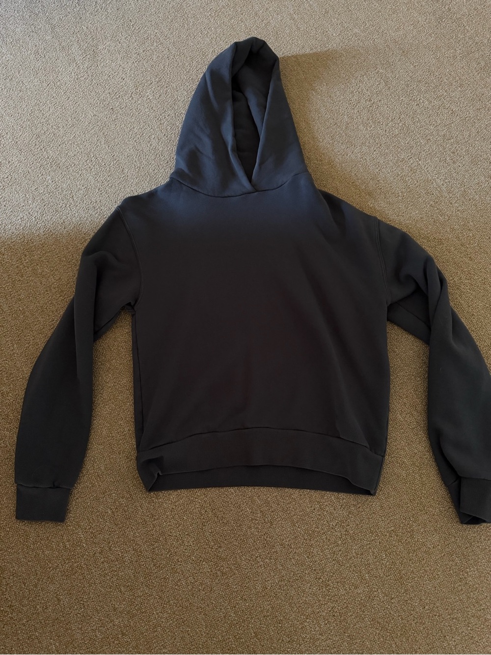 perfectwhitetee Women's Black Crewneck Hoodie
